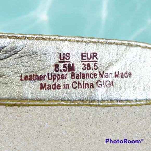 Sam Edelman Size 8.5 M Gigi T Bar Yellow Crocodile Leather Thong Sandals - Picture 9 of 12